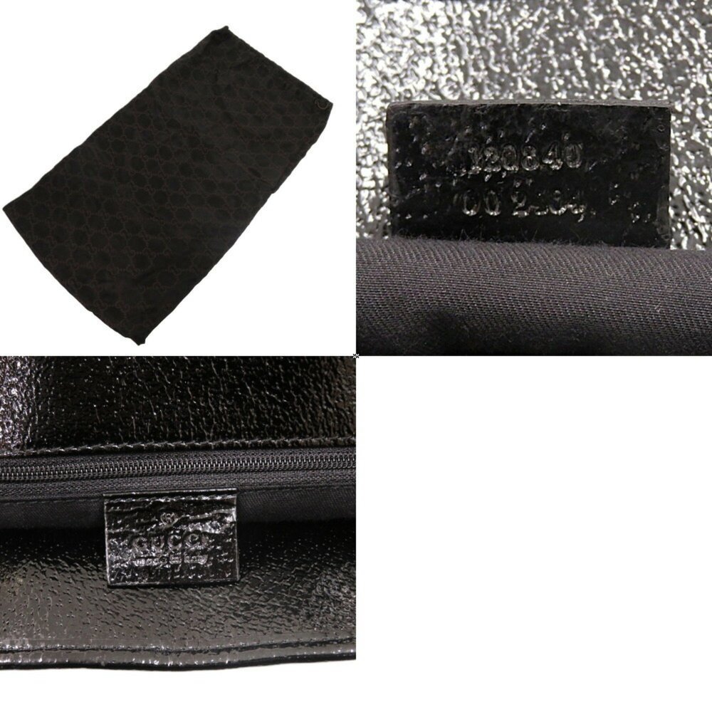 GUCCI Black Leather Tote Bag - Picture 11 of 11